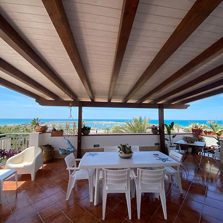 Вилла La Terrazza Di Pollon Сан-Леоне Экстерьер фото